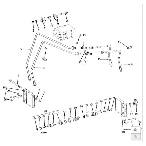 John Deere 2520 - PC1145 - R.H. - ST191