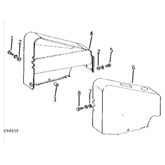 John Deere 2520 - PC1145 - Rockshaft Housing - ST199