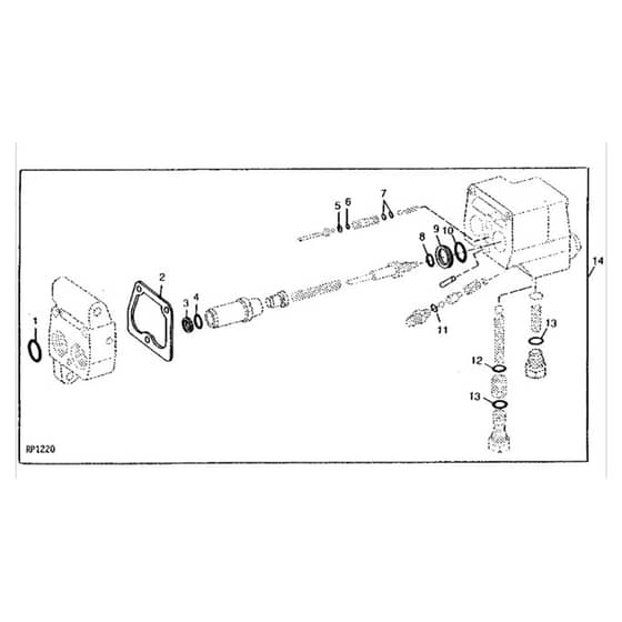 John Deere 2520 - PC1145 - Brake Valve - ST228