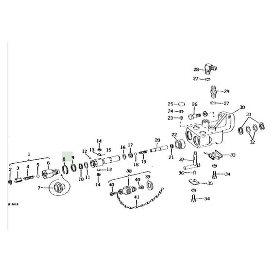 John Deere 2520 - PC1145 - Breakaway Coupler - ST246