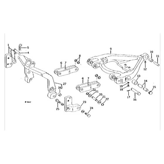 John Deere 2520 - PC1145 - Draft Links - ST251
