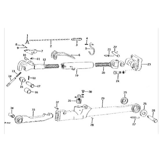 John Deere 2520 - PC1145 - Draft Links - ST252