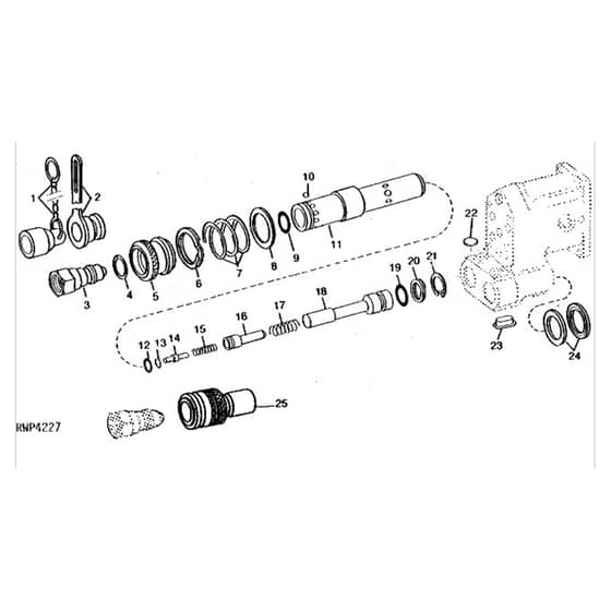 John Deere 2520 - PC1145 - Iso Breakaway - ST268