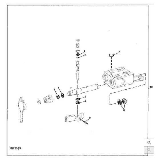 John Deere 2520 - PC1145 - Iso Coupler - ST270