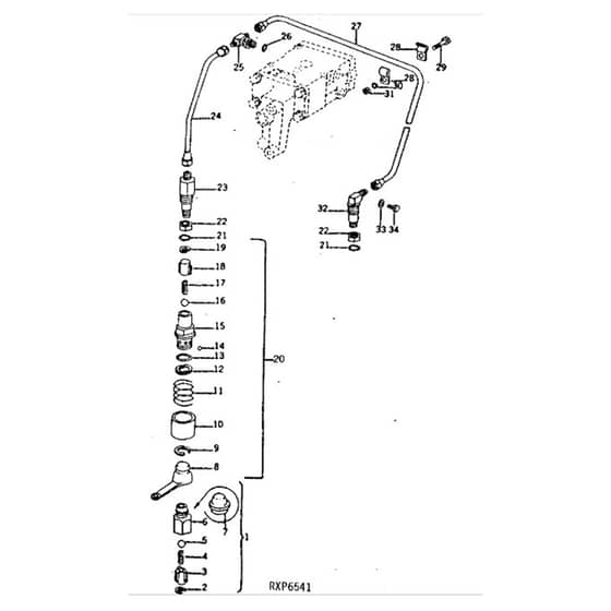 John Deere 2520 - PC1145 - R.H. - ST287