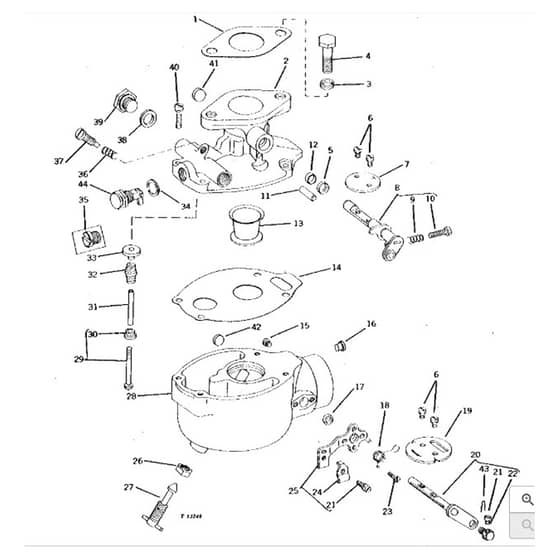 John Deere 2520 - PC1145 - Carburetor - ST32