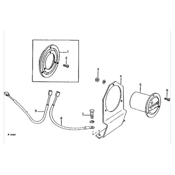 John Deere 2520 - PC1145 - Hour Meter - ST332