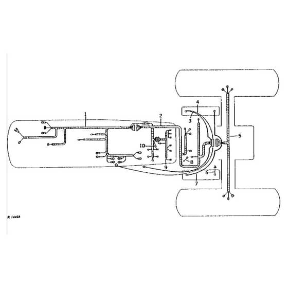 John Deere 2520 - PC1145 - Wiring Harness - ST347