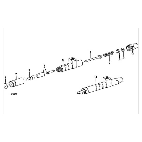 John Deere 2520 - PC1145 - Fuel Injection - ST58
