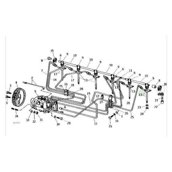 John Deere 2520 - PC1145 - Fuel Injection - ST67