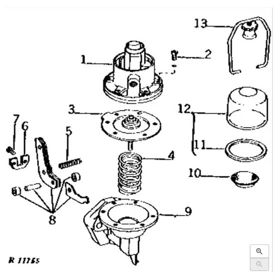 John Deere 2520 - PC1145 - Fuel Pump (3010) - ST69