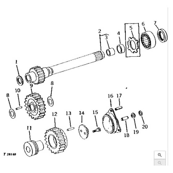 John Deere 2520 - PC1145 - 540 Rpm - ST91