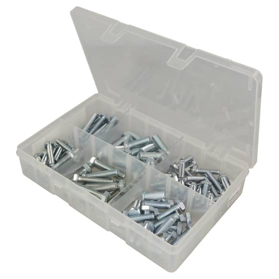 Universal Setscrews, 1/4" UNC - 3/8" UNC (105 Pieces)