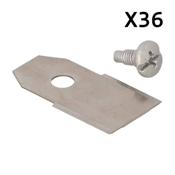 Husqvarna Automower Blade Set, Pack of 36 - 577 86 46-03 (Double Edge)