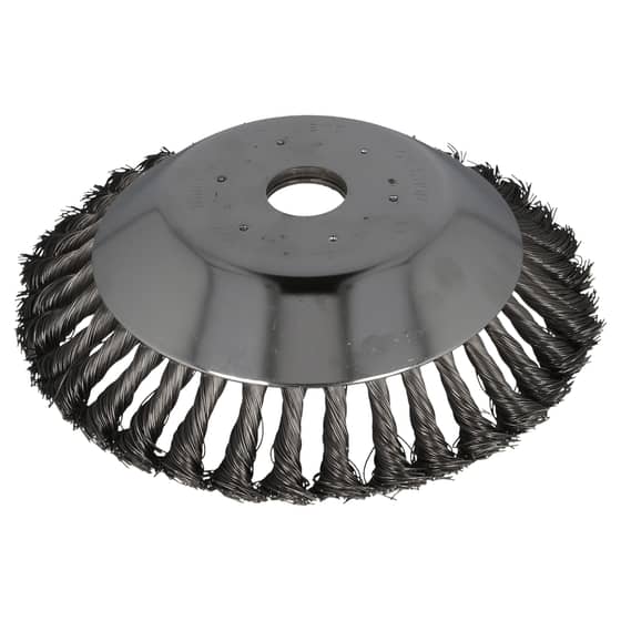 Steel Wire Head - 200mm (25.4mm hole) - Weeds/ Moss