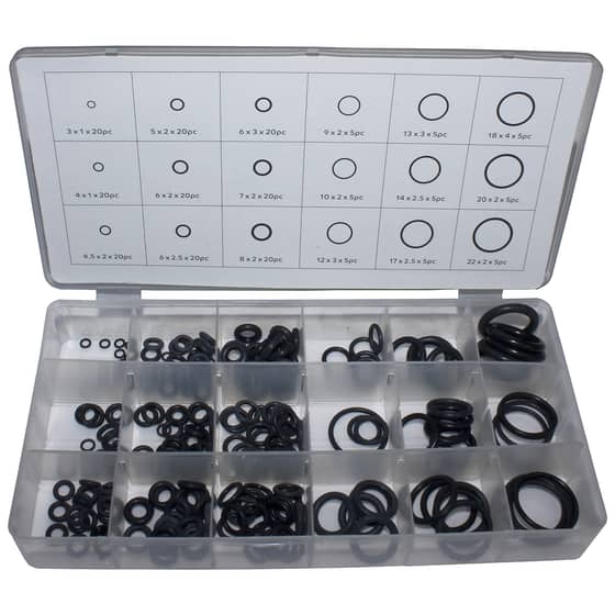 O Ring Assortment (225 Piece)