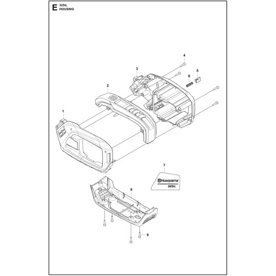 Husqvarna 325iL - 970566801 - Housing