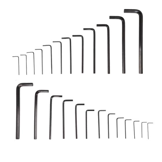 Allen Key Set (25 Piece) Metric & Imperial - Long