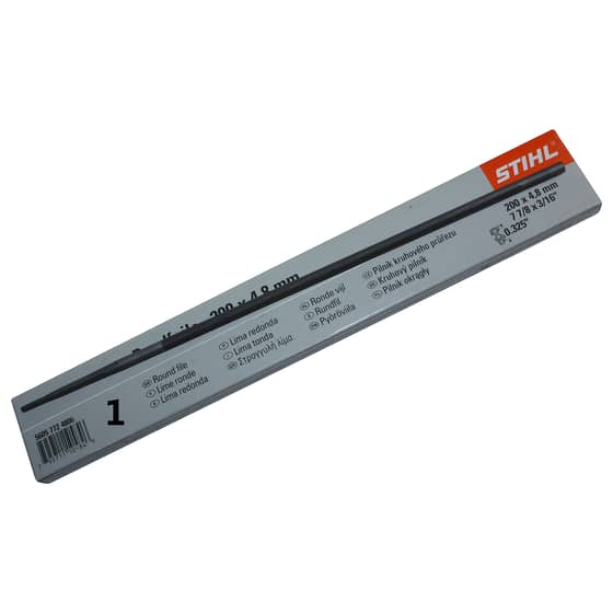Genuine Stihl 3/16" (4.8mm) Chainsaw Chain File, Single