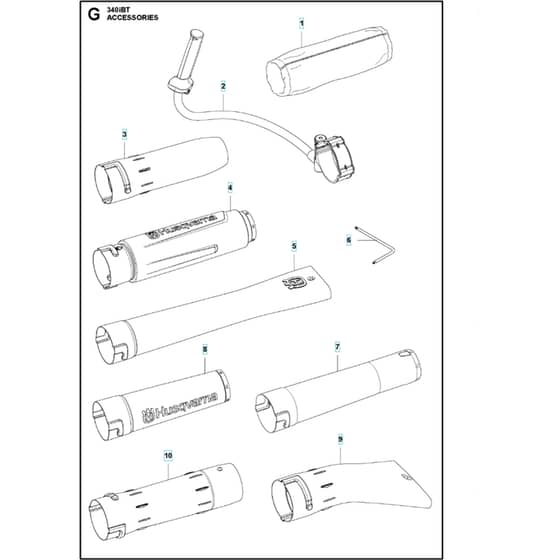 Husqvarna 340iBT - Accessories