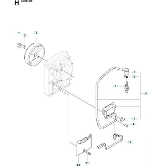 Husqvarna 350 BT - Ignition System