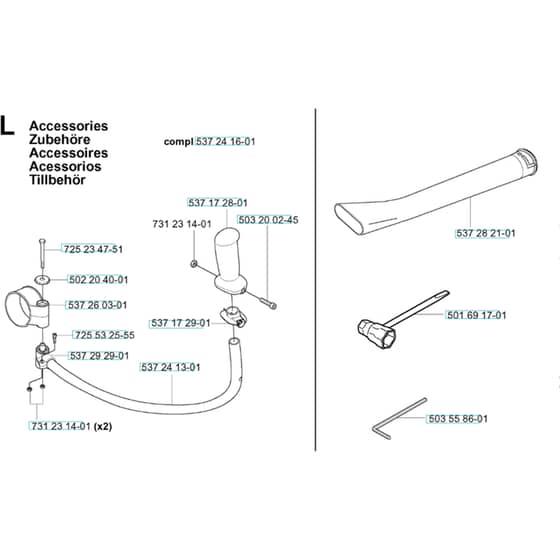 Husqvarna 356 BF - X-SERIES 2004-2014 - Accessories