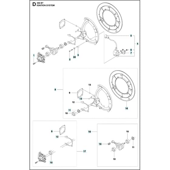 Husqvarna 356 BT - Ignition System