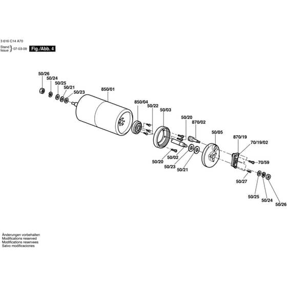 Allett Sandringham 14E Rear Roller