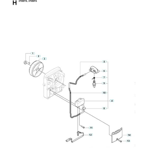 Husqvarna 370 BFS -2009-03 - Ignition System