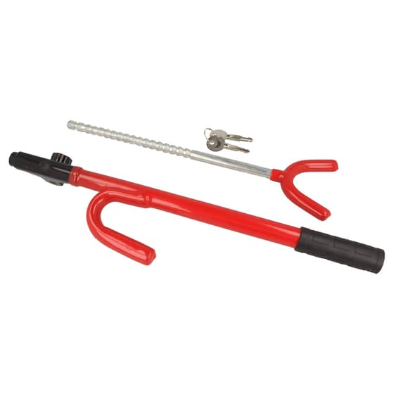 Steering Wheel Extendable Security Lock (Double Hook) - Limited Stock Left