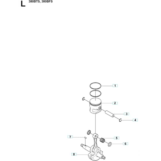 Husqvarna 380 BFS -2009-03 - Crankshaft