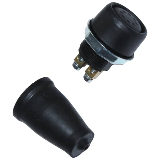 Durite Push Button Single Pole Switch, 12v, 12 Amp - 0-485-50