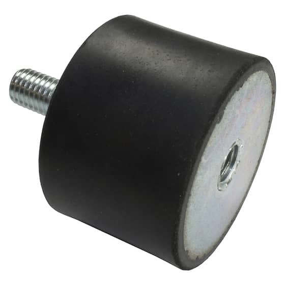 Anti-Vibration Mount Male / Female M10 (D 50mm, H 35mm, Stud Length 25mm)
