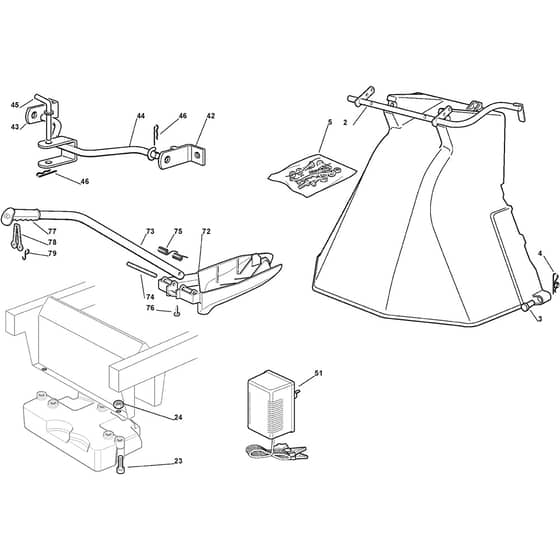4000SH - 2011-2012 - 2T1710383/M11 - Mountfield Ride On Mower Options Diagram