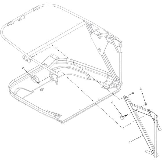 Countax 40100021 Pgc+ Net - 03 Right Hand Bracket