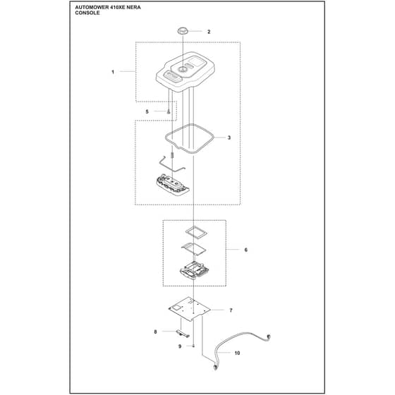 Husqvarna 410XE NERA - 970654403 - Console