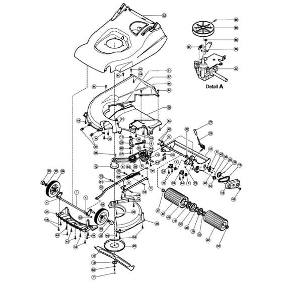 Hayter Harrier 56 Autodrive - 560D (560D260000001 - 560D260999999) - Lower Mainframe