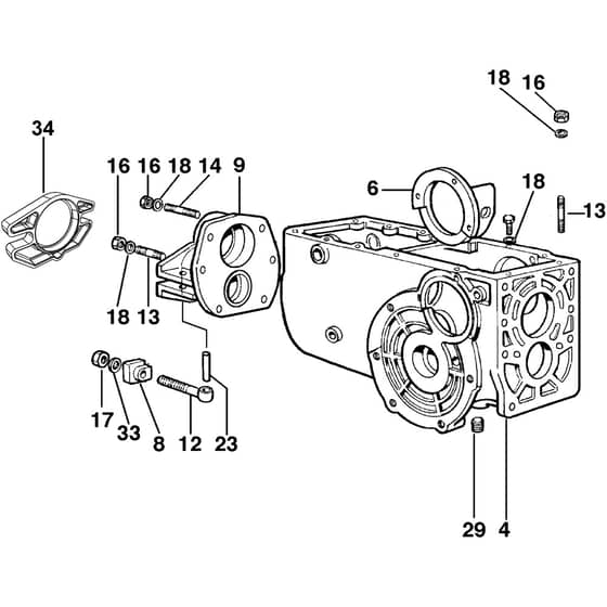 418 S - Bertolini Rotary Cultivator Speed-change gear box Diagram