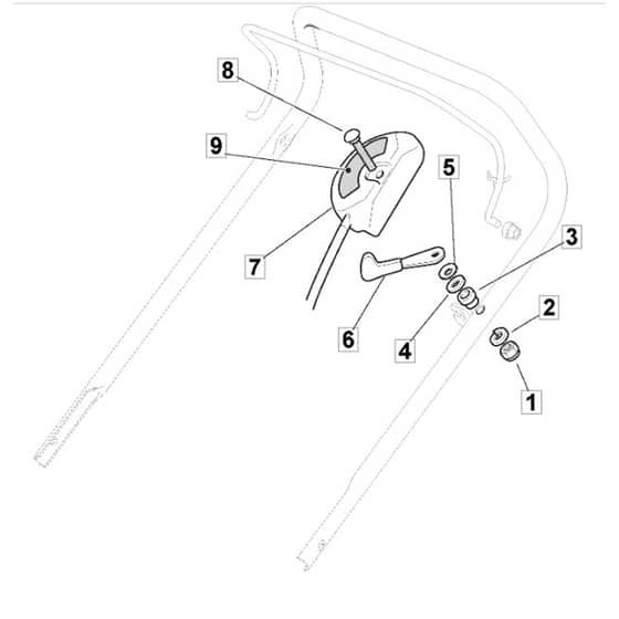 421 PD - 2008 - 294435143/UM8 - Mountfield Rotary Mower Throttle Diagram