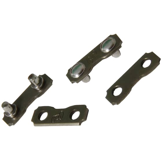 WAR TEC Chainsaw Chain Joining Links, 3/8" LP - 043" (1.1mm) - Pack of 10