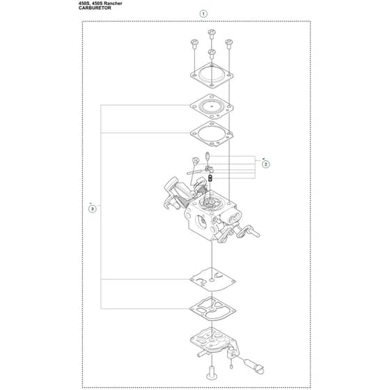 Husqvarna 450S - 970702618 - Carburetor