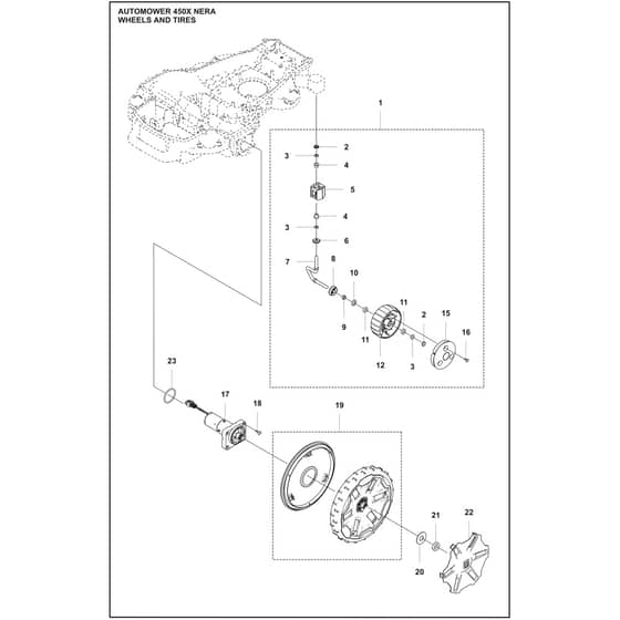 Husqvarna 450X NERA - 970535303 - Wheels And Tires