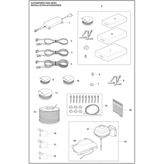 Husqvarna 450X NERA - 970535303 - Installation Accessories