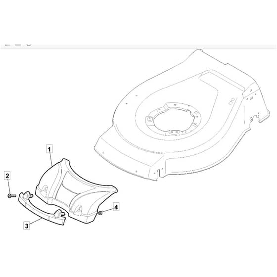 461 PD ES - 2010-2011 - 299482543/M10 - Mountfield Rotary Mower Mask Diagram