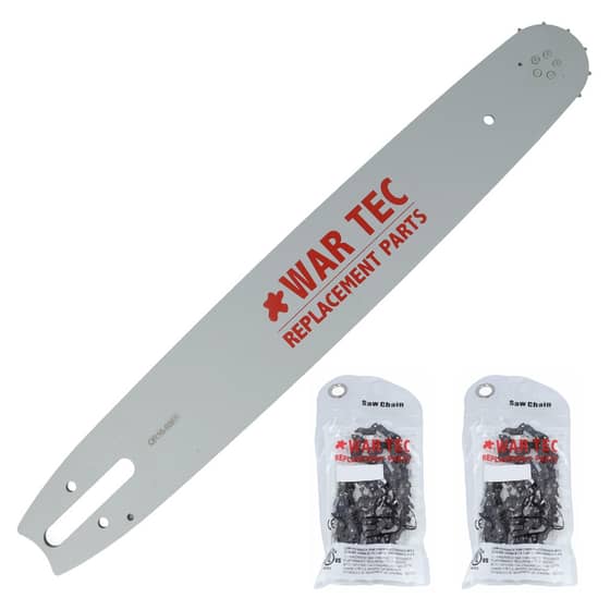 WAR TEC 16" - Guide Bar 3/8" - 063" - 3003 000 6113 - (D025) & 2 Chains