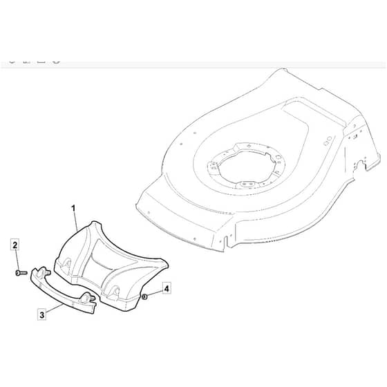 462 HP - 2010 - 299481233/M10 - Mountfield Rotary Mower Mask Diagram