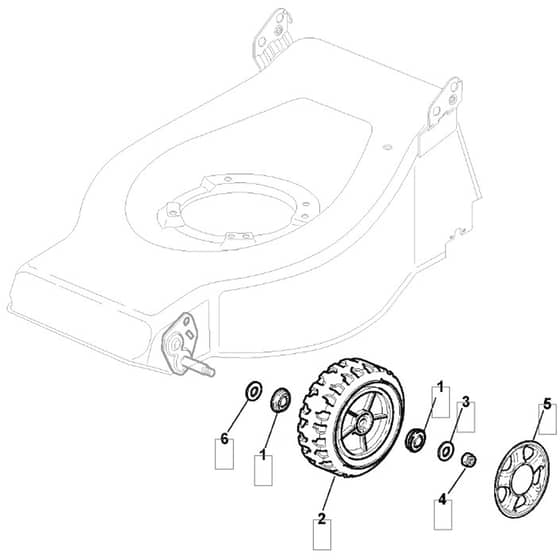 463R PD_ES - 2007 - 294487543/MO7 - Mountfield Rotary Mower Wheels Diagram