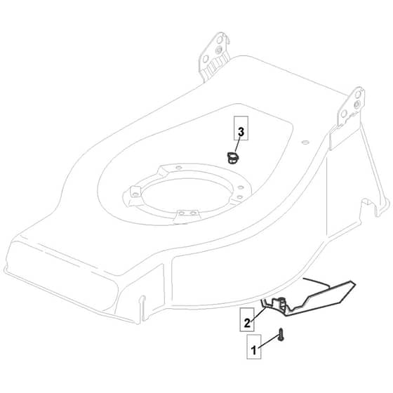 46 PD - 2005 - 294885223/MOU - Mountfield Rotary Mower Belt Protection Diagram