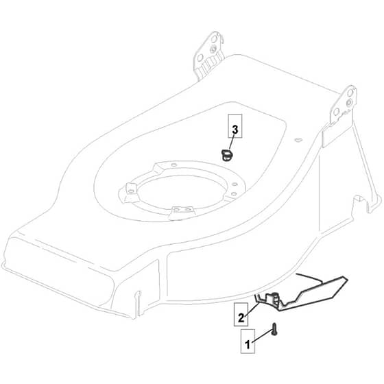 46 PD ES - 2005 - 294885823/MOU - Mountfield Rotary Mower Belt Protection Diagram