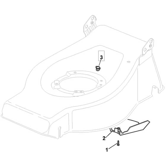 46 R PD ES - 2005 - 294885823/MOR - Mountfield Rotary Mower Belt Protection Diagram